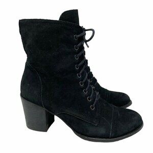 Vince Camuto Vestas Ankle Boots Black Leather 9.5